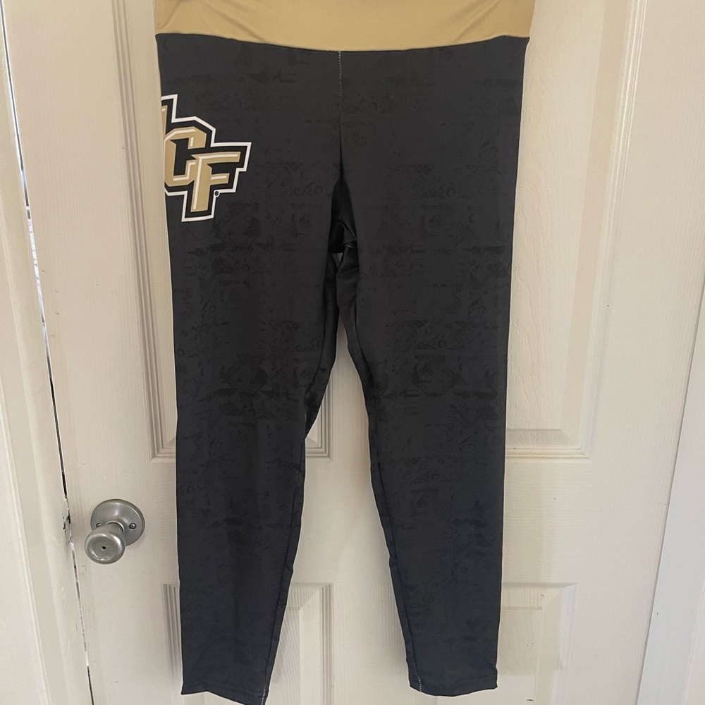 UCF Women's Black and Tan Leggings
